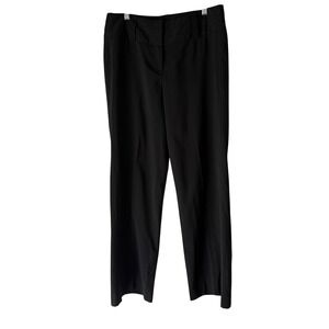 Sharagano Studio Vintage Y2k Black Pinstripe Dress Pants 6 Office Siren Low Rise